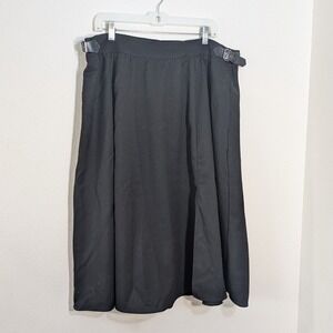 Disturbia Nightingale Buckled Midi Skirt - Black 16